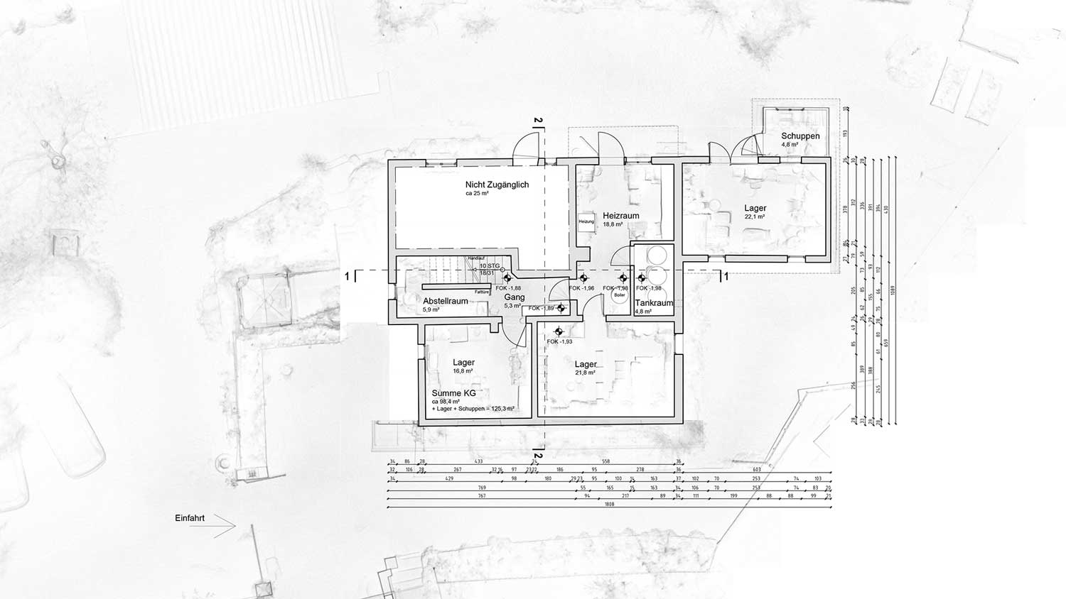 der An- und Abreise der aufzunehmenden Fläche des Objekts und der Struktur welche Pläne benötigt werden: ob Grundrisse, Schnitte, Portal- und Fassadenansichten im Autocad-DWG-Format und/oder als Pläne im PDF-Format der Bereitstellung als LAS, LAZ, PCP oder E57 Datei